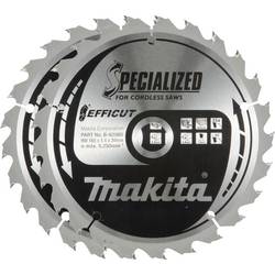 Makita B-62985-2 sada pilových kotoučů 165 x 20 x 1.4 mm Počet zubů (na palec): 25 2 ks