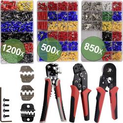 Quadrios 24T065 24T065 sada krimpovacích kleští dutiny na kabely, ploché zásuvky , plochý konektor, solární konektor, 0.25 do 6 mm²