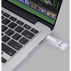 Renkforce RF-USBOS-230 USB flash disk 64 GB stříbrná RF-6688140 USB-A, USB-C®