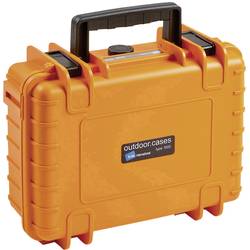 B & W International outdoor.cases Typ 1000 outdoorový kufřík, 4.1 l, (š x v x h) 270 x 215 x 105 mm, oranžová, 1000/O/SI