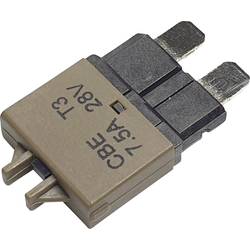 Hansor Circuit Breaker Standard, type 3, Manual Reset, 7,5A CBE3 Series 7.5A automatická plochá pojistka 7.5 A mechově zelená 1 ks