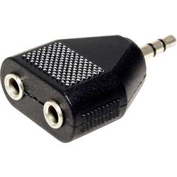 Value 11.99.4440 jack audio kabel [1x jack zástrčka 3,5 mm - 2x jack zásuvka 3,5 mm] 20.00 m černá