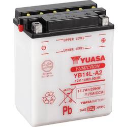 Yuasa YB14L-A2 motobaterie 12 V 14 Ah Typ pólů: Šroubová svorka typ 8