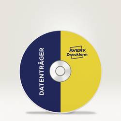 Avery-Zweckform L6015-25 Štítky CD Ø 117 mm papír bílá 50 ks trvalé inkoustová tiskárna, laserová tiskárna, barevná laserová tiskárna, kopírka, barevná