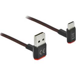 Delock USB kabel USB 2.0 USB-A zástrčka, USB-C ® zástrčka 0.20 m černá 85274