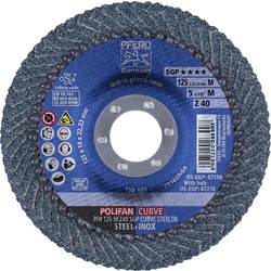 PFERD TOOLS 67689052 Z Sgp Curve Steelox vějířovitý brusný kotouč Průměr 125 mm Ø otvoru 22.23 mm Zrnitost 40 10 ks