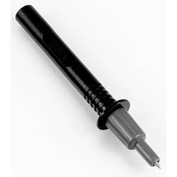 HT Instruments 404-IECN banánkový konektor 1003020 banánková zdířka , zásuvka 4 mm, konektor 4 mm CAT III 1000 V, CAT IV 600 V černá 1 ks