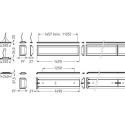 Trilux LuceoS D/H2 #7017751 7017751 LED závěsný lustr LED pevně vestavěné LED 41 W bílá
