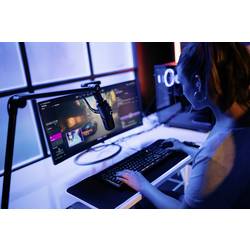 Sennheiser Profile na stojanu USB mikrofon Druh přenosu:USB spínač, vč. stativu, vč. kabelu USB-C®, audio, stereo (jack 3,5 mm) USB