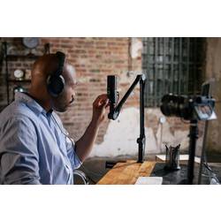 Sennheiser Profile na stojanu USB mikrofon Druh přenosu:USB spínač, vč. stativu, vč. kabelu USB-C®, audio, stereo (jack 3,5 mm) USB