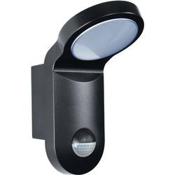 ESYLUX AOL 100 LED 3K sw EL10750717 nástěnné světlo s PIR detektorem pevně vestavěné LED LED černá