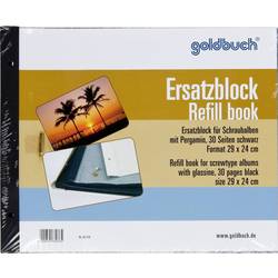 Goldbuch GOLDBUCH - Ersatzblock 29x24 30 Seiten schw.+ Schrauben 83076 83076 fotoalbum (š x v) 290 mm x 15 mm černá 30 Seiten