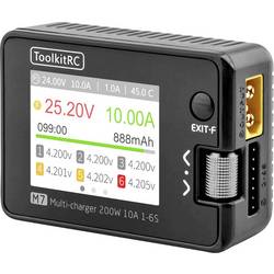 Toolkit RC M7 modelářská nabíječka, 10 A, Li-Pol, LiFePO , Li-Ion, LiHV , pro olověné akumulátory, NiCd, NiMH