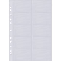 Sigel obal na vizitky, složka na vizitky VZ351 DIN A4 max. počet karet:200 karet 10 ks