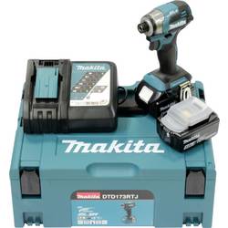 Makita DTD173RTJ, DTD173RTJ aku rázový utahovák, 180 Nm, 18 V, 5.0 Ah, Li-Ion