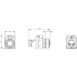 Siemens 3SU12006KB101AA0 3SU1200-6KB10-1AA0 akustický prvek IP40 1 ks Piece