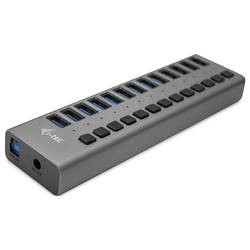i-tec U3CHARGEHUB13 USB Hub 13 portů USB-A USB 3.0 5 GBit/s šedá I-TEC USB 3.0 Charging HUB 13 Port