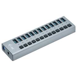 i-tec U3CHARGEHUB13 USB Hub 13 portů USB-A USB 3.0 5 GBit/s šedá I-TEC USB 3.0 Charging HUB 13 Port