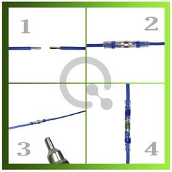 Quadrios 2011C398 krimpovací spojka 0.25 mm² 0.34 mm² plná izolace bílá 20 ks