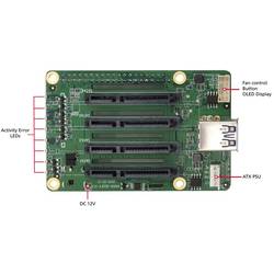Allnet SATA HAT Quad NAS rozšiřující deska pro Raspberry Pi® Vhodné pro (vývojové sady): Raspberry Pi®
