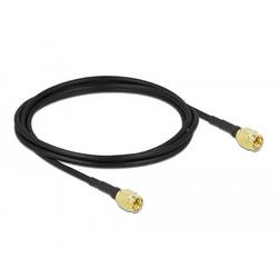 Delock pro Wi-Fi antény kabel [1x SMA zástrčka - 1x SMA zástrčka] 2 m černá