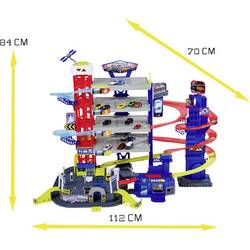 Majorette Audi, Ford Super Chase Center+5 Vehicles Parkovací garáž