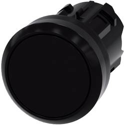 Siemens 3SU10000AA100AA0 3SU1000-0AA10-0AA0 tlačítkový spínač plochý hmatník, plastový přední prstenec tlačítko černá stisknutí 1 ks Single