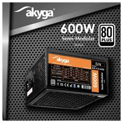 Akyga PC síťový zdroj 600 W ATX 80 PLUS®