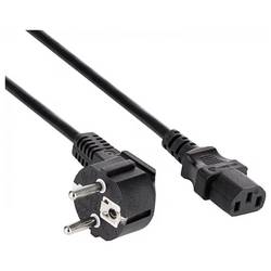 Akyga napájecí kabel [1x zástrčka s ochranným kontaktem - 1x IEC C13 zásuvka 10 A] 10 m černá
