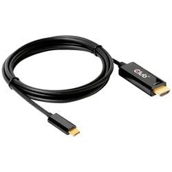 club3D HDMI / USB-C® kabel Zástrčka HDMI-A, USB-C ® zástrčka 1.80 m černá CAC-1334 HDMI kabel