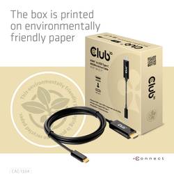 club3D HDMI / USB-C® kabel Zástrčka HDMI-A, USB-C ® zástrčka 1.80 m černá CAC-1334 HDMI kabel