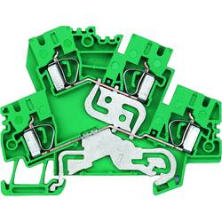 Weidmüller 8671050000 dvojitá svorka pružinová svorka zelenožlutá 50 ks