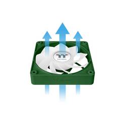 Thermaltake CT120 EX Reverse ARGB Sync PC Cooling Fan Racing Green 3 Pack PC větrák s krytem zelená (š x v x h) 120 x 120 x 25 mm