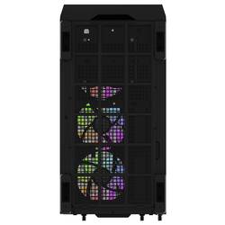 Thermaltake S380 TG ARGB Black midi tower PC skříň černá boční okno, integrované osvětlení, 2 předinstalované LED ventilátory