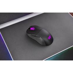 Thermaltake GMO Damysus Wireless RGB Black optická herní myš, přenos bezdrátový, Bluetooth®, 6 tlačítko, 19000 dpi, vícebarevná