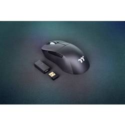 Thermaltake GMO Damysus Wireless RGB Black optická herní myš, přenos bezdrátový, Bluetooth®, 6 tlačítko, 19000 dpi, vícebarevná