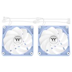 Thermaltake CT120 Reverse ARGB Sync PC Cooling Fan Hydrangea Blue 2 Pack PC větrák s krytem vícebarevná (š x v x h) 120 x 120 x 25 mm vč. ovládání RGB osvětlení