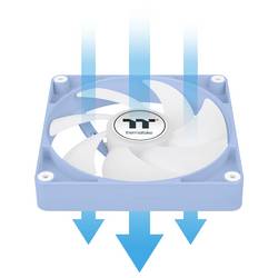 Thermaltake CT140 ARGB Sync PC Cooling Fan Hydrangea Blue 2 Pack PC větrák s krytem vícebarevná (š x v x h) 140 x 140 x 25 mm včetně LED osvětlení