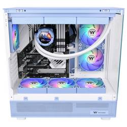 Thermaltake CT140 ARGB Sync PC Cooling Fan Hydrangea Blue 2 Pack PC větrák s krytem vícebarevná (š x v x h) 140 x 140 x 25 mm včetně LED osvětlení