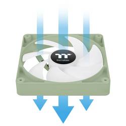 Thermaltake CT140 ARGB Sync PC Cooling Fan Matcha Green 2 Pack PC větrák s krytem vícebarevná (š x v x h) 140 x 140 x 25 mm