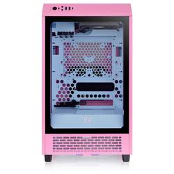 Thermaltake The Tower 200 Bubble Pink tower PC skříň růžová boční okno