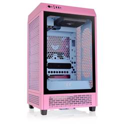 Thermaltake The Tower 200 Bubble Pink tower PC skříň růžová boční okno