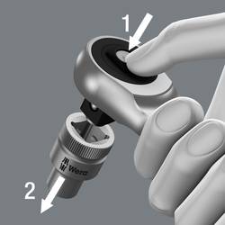 Wera Zyklop Metal 8004 A 05004004001 ráčna 1/4 (6,3 mm) 141 mm