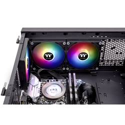 Thermaltake CL-F150-PL14SW-A PC větrák s krytem černá, transparentní, RGB (š x v x h) 140 x 140 x 25 mm
