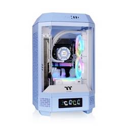 Thermaltake The Tower 250 Hydrangea Blue midi tower herní pouzdro baby modrá boční okno