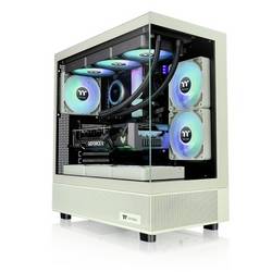 Thermaltake View 270 Plus TG ARGB Matcha Green midi tower herní pouzdro bílá, černá
