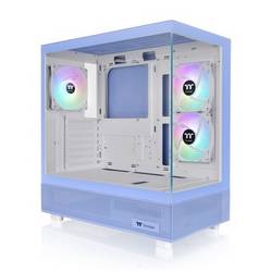 Thermaltake View 270 Plus TG ARGB Hydrangea Blue midi tower herní pouzdro modrá 3 předinstalované LED ventilátory, vhodné pro vodní chlazení AIO, boční okno