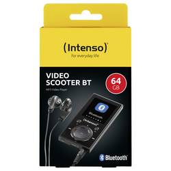 Intenso Intenso MP3 Videoplayer 64GB Music Walker MP3 přehrávač 64 GB černá Bluetooth