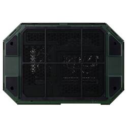 Thermaltake The Tower 600 Racing Green midi tower PC skříň zelenočerná (fluorescenční) boční okno