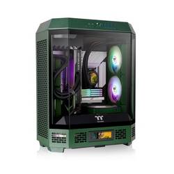 Thermaltake The Tower 600 Racing Green midi tower PC skříň zelenočerná (fluorescenční) boční okno